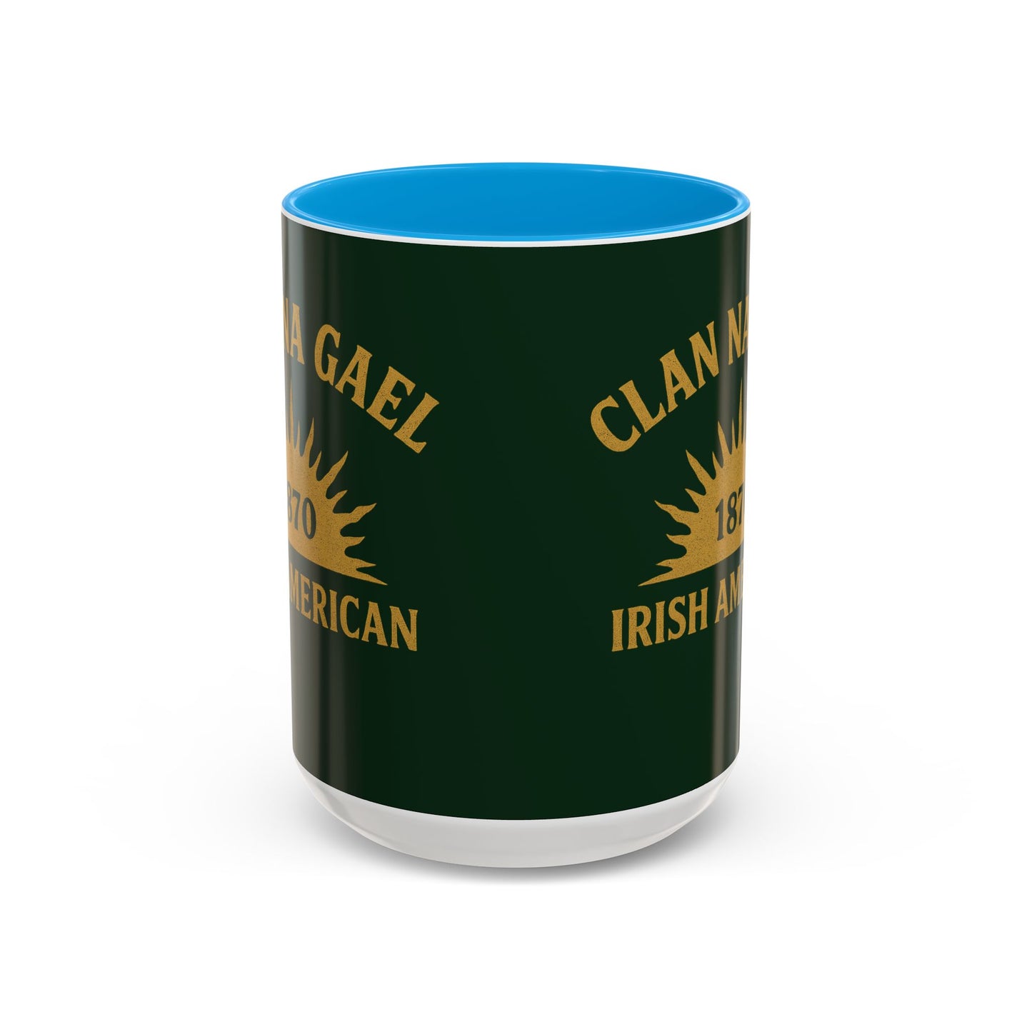 "Clan na Gael - Irish American", Colorful Mugs (11oz, 15oz) (Fenian Green)