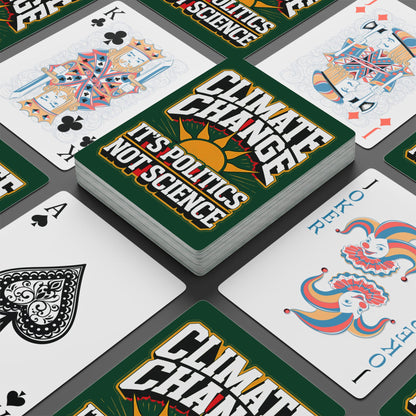 "Climate Change" #02, Political Playing Cards (Evergreen)