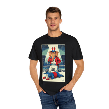 "Brutal Woke Knockout 2024", Unisex T-shirt (Dark Colors)