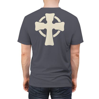 "Retro Jesus", Unisex T-shirt (Midnight Badger)