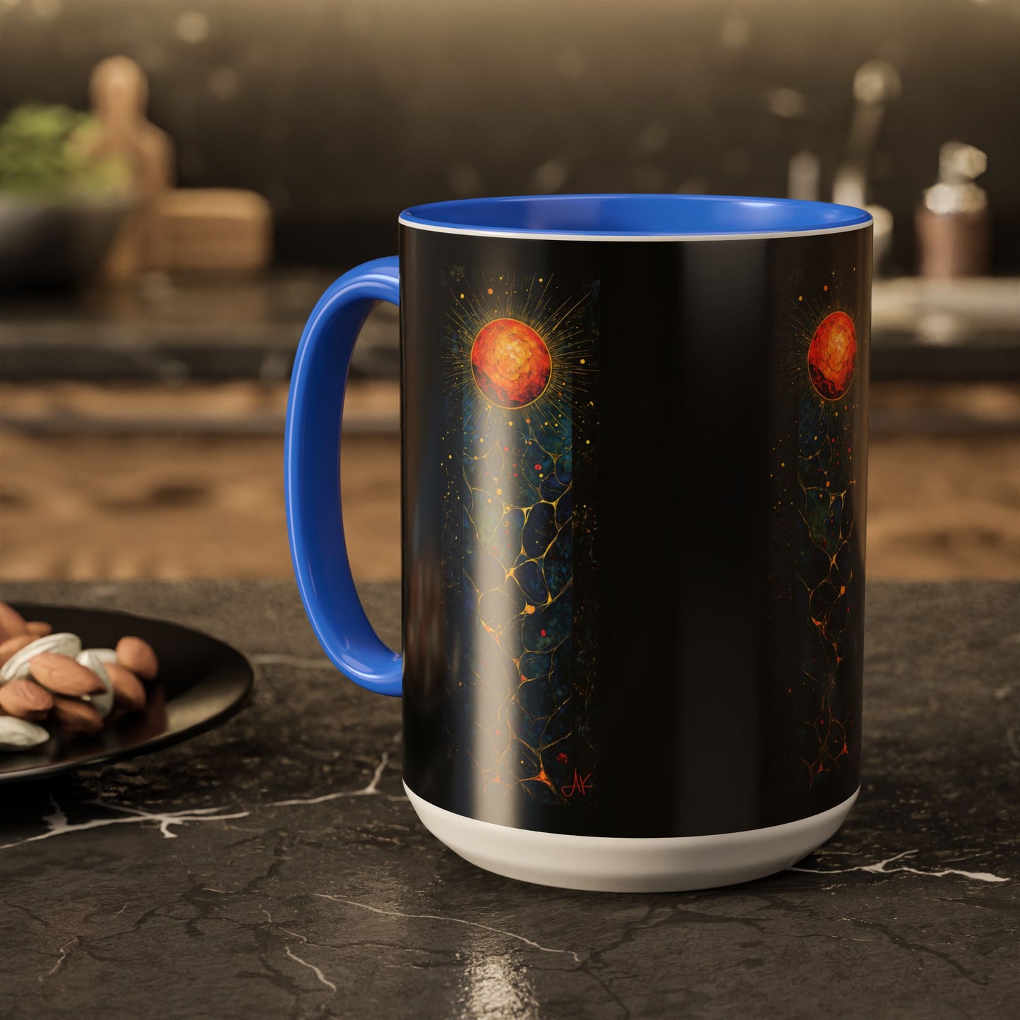 "The Living Light (John 8:12)", Colorful Mugs (11oz, 15oz)