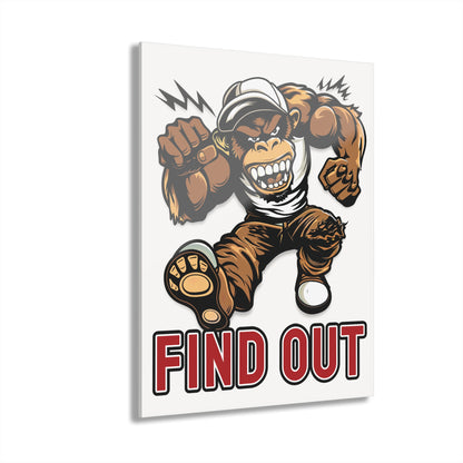 "Find Out", Acrylic Wall Prints (French Cleat Hanging) (Porcelain White)