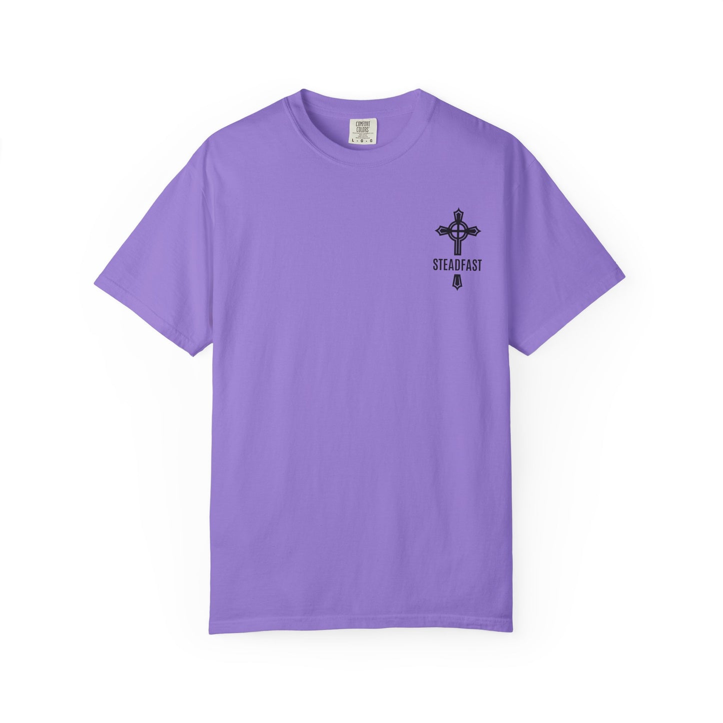 "Steadfast Cross in Black", Unisex T-shirt