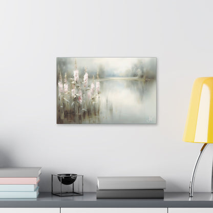 "Pink Rushes", Fine Art Classic Stretched Canvas
