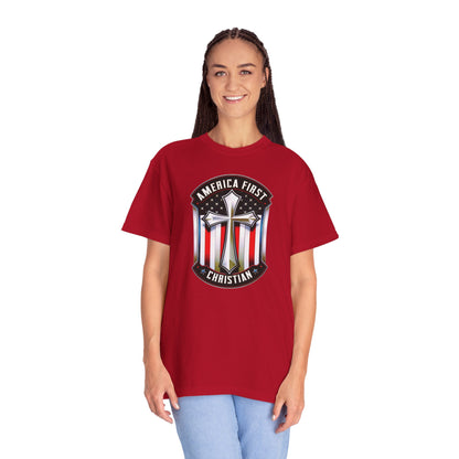 "America First - Christian" #01, Unisex T-shirt
