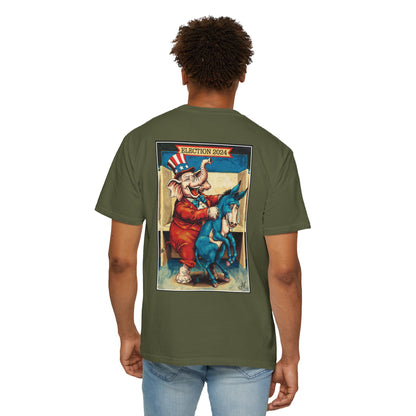 "MAGA Spanked the Donkeys 2024", Unisex T-shirt (Dark Colors)