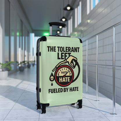 "The Tolerant Left", Suitcase (Soft Lime Green)