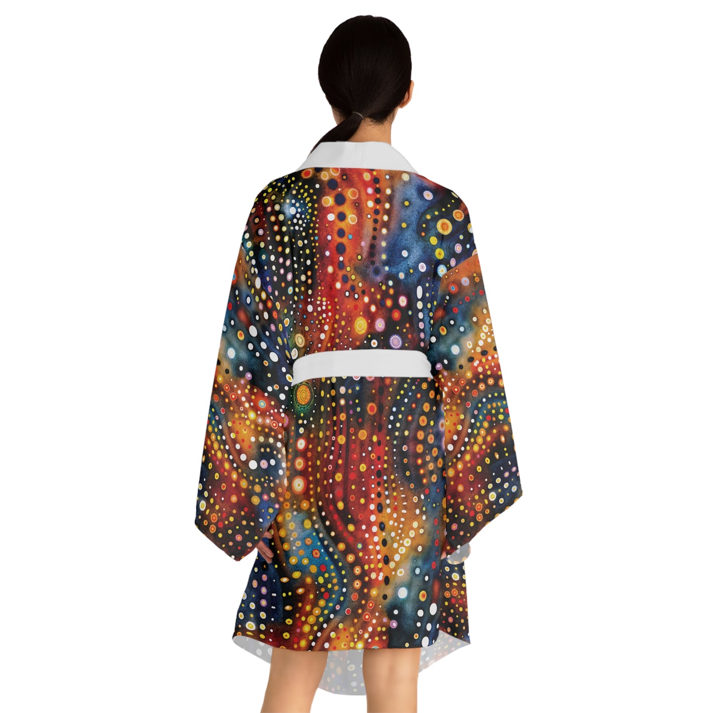 "Abstract 69", Long Sleeve Kimono Robe