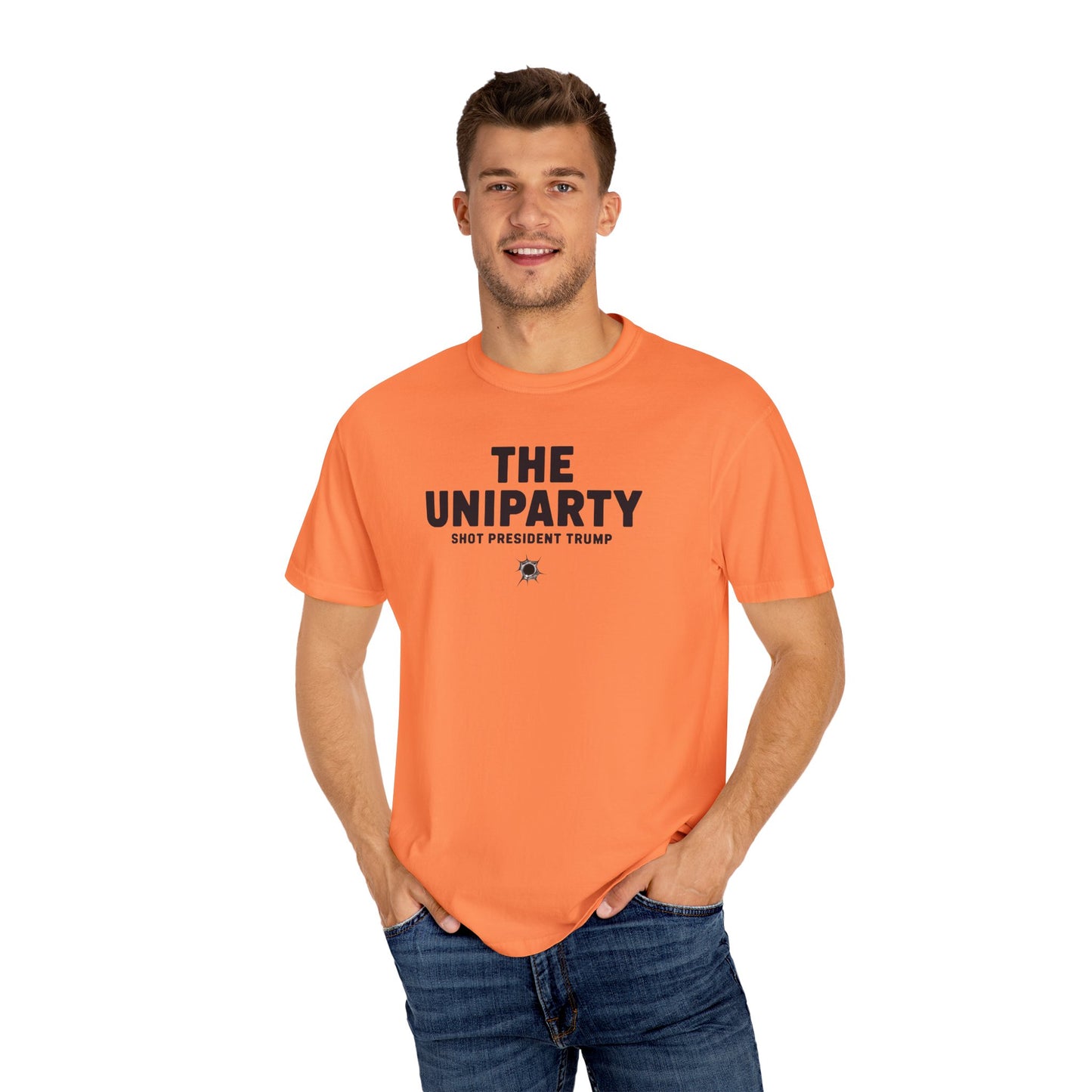 "The Uniparty Shot President Trump" #02, Unisex T-shirt