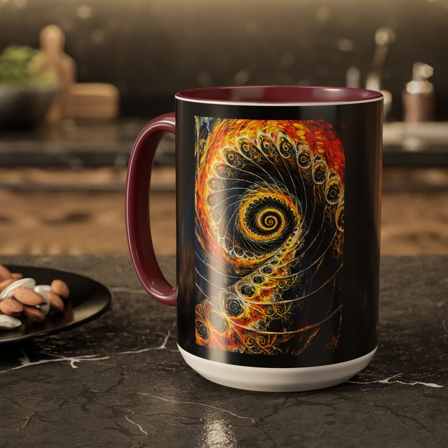 "Beauty of His Design", Colorful Mugs (11oz, 15oz)