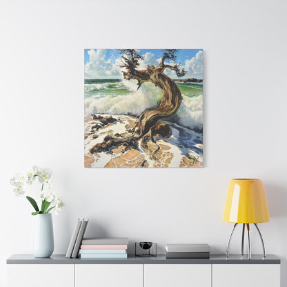 "Stormroot Bearing the Ninth Wave", Fine Art Matte Canvas, Stretched, 1.25"
