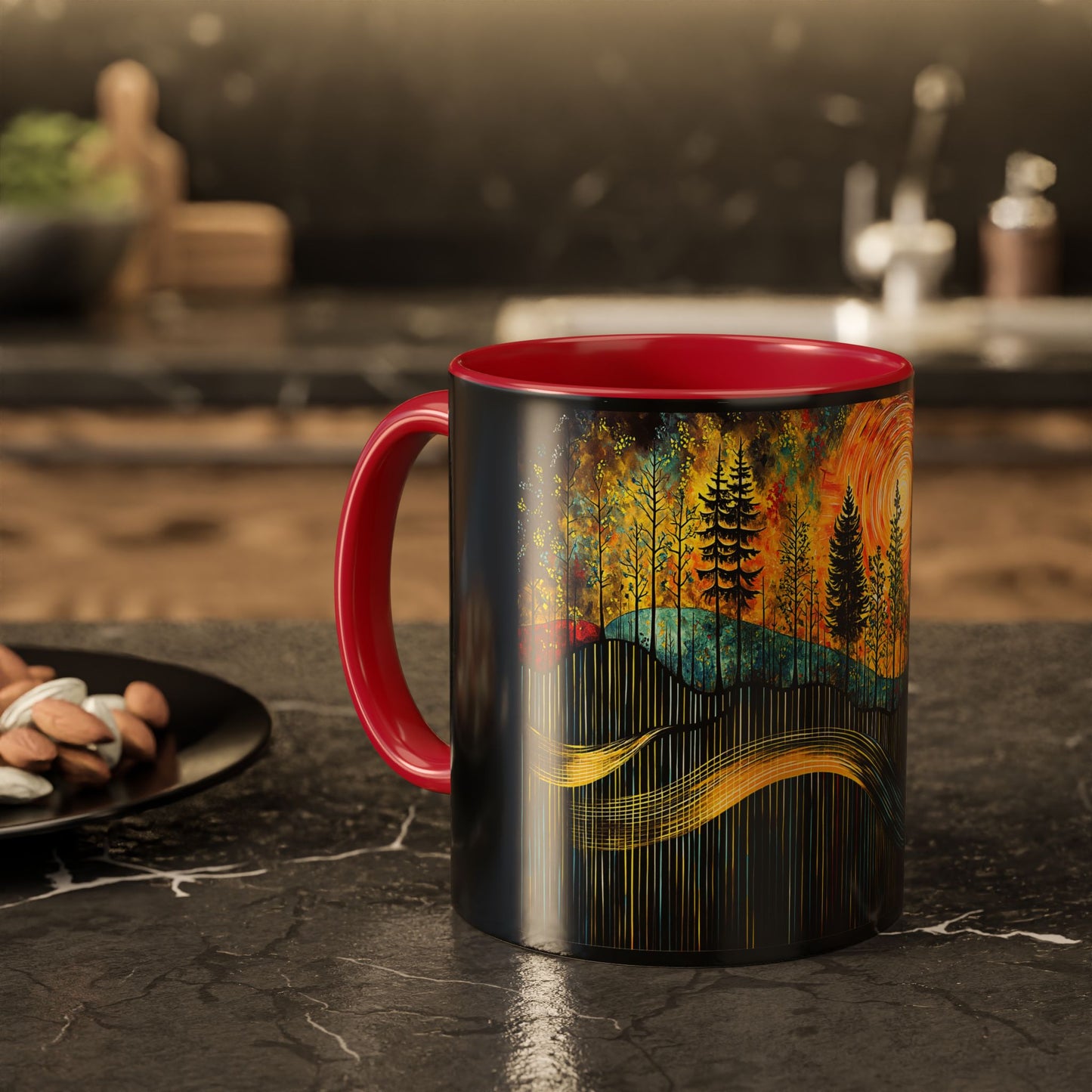 "Sacred Resonance", Colorful Mugs (11oz, 15oz)