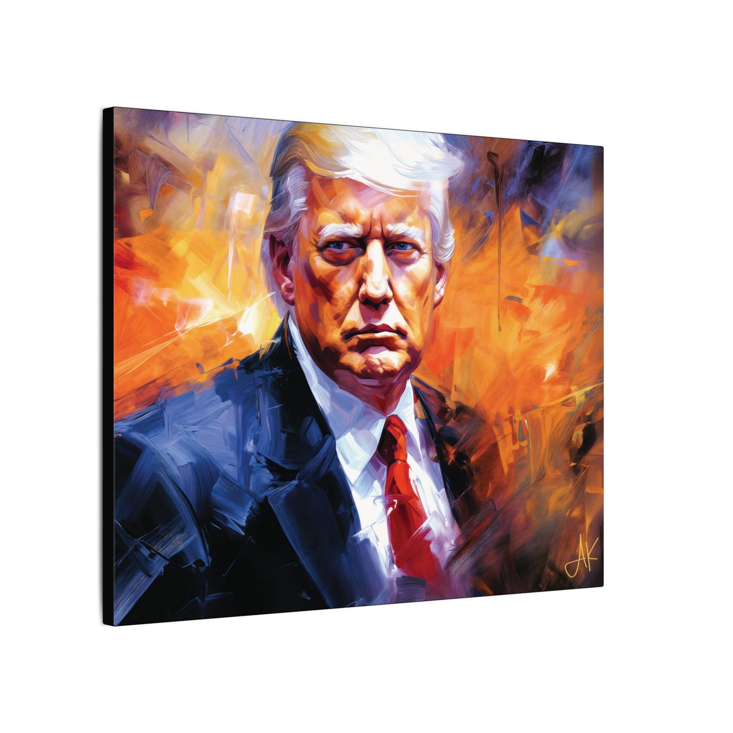 "Trump Portrait No. 9", Stretched Matte Canvas Fine Art Print