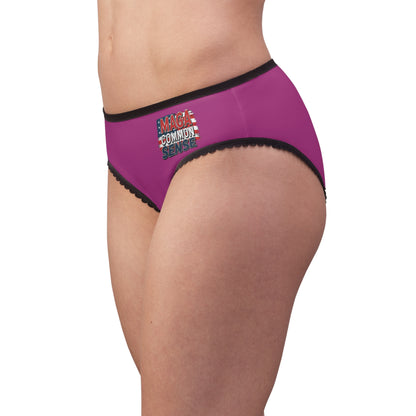 "MAGA Common Sense" #01, Women's Briefs (Fandango)