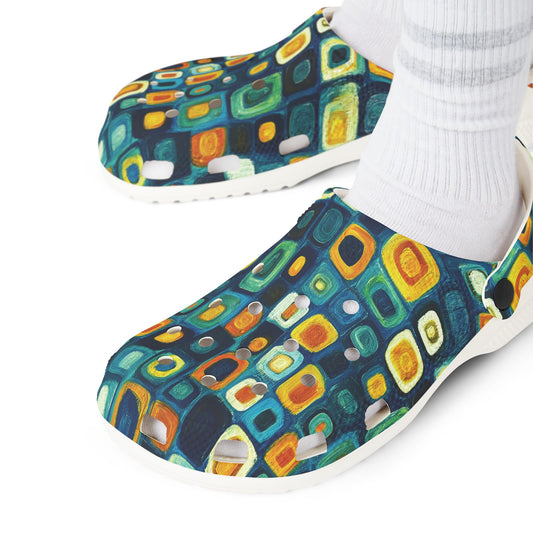"Soul Mosaic", Foam Rubber Clogs