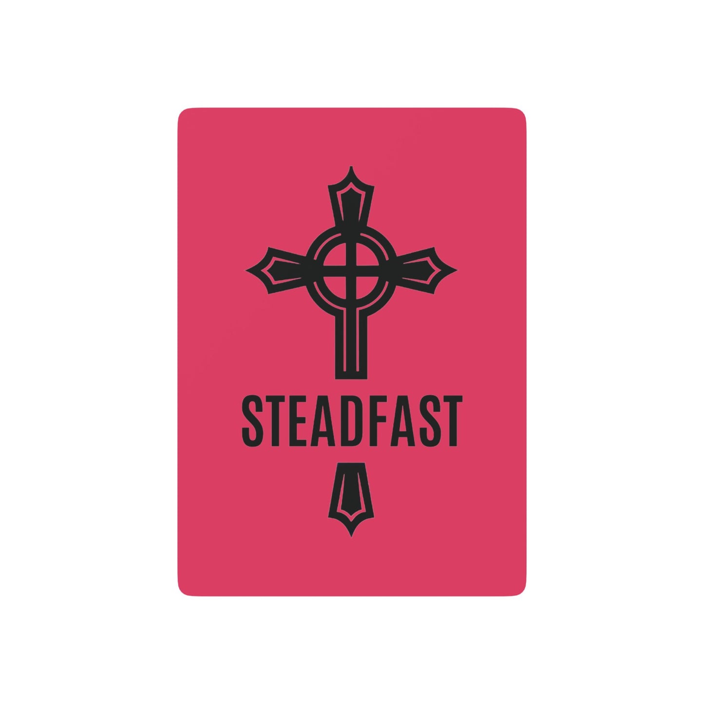 "Steadfast Cross", Christian Playing Cards (Rose)