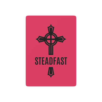 "Steadfast Cross", Christian Playing Cards (Rose)