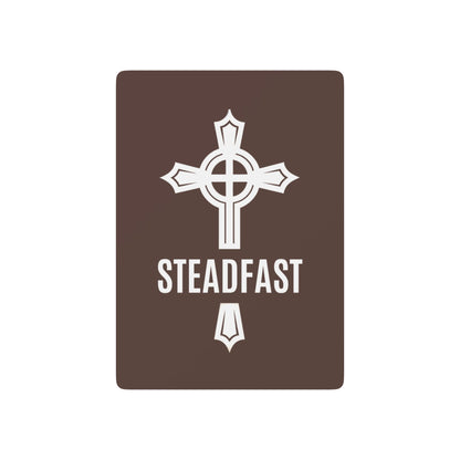 "Steadfast Cross", Christian Playing Cards (Zanzibar Brown)