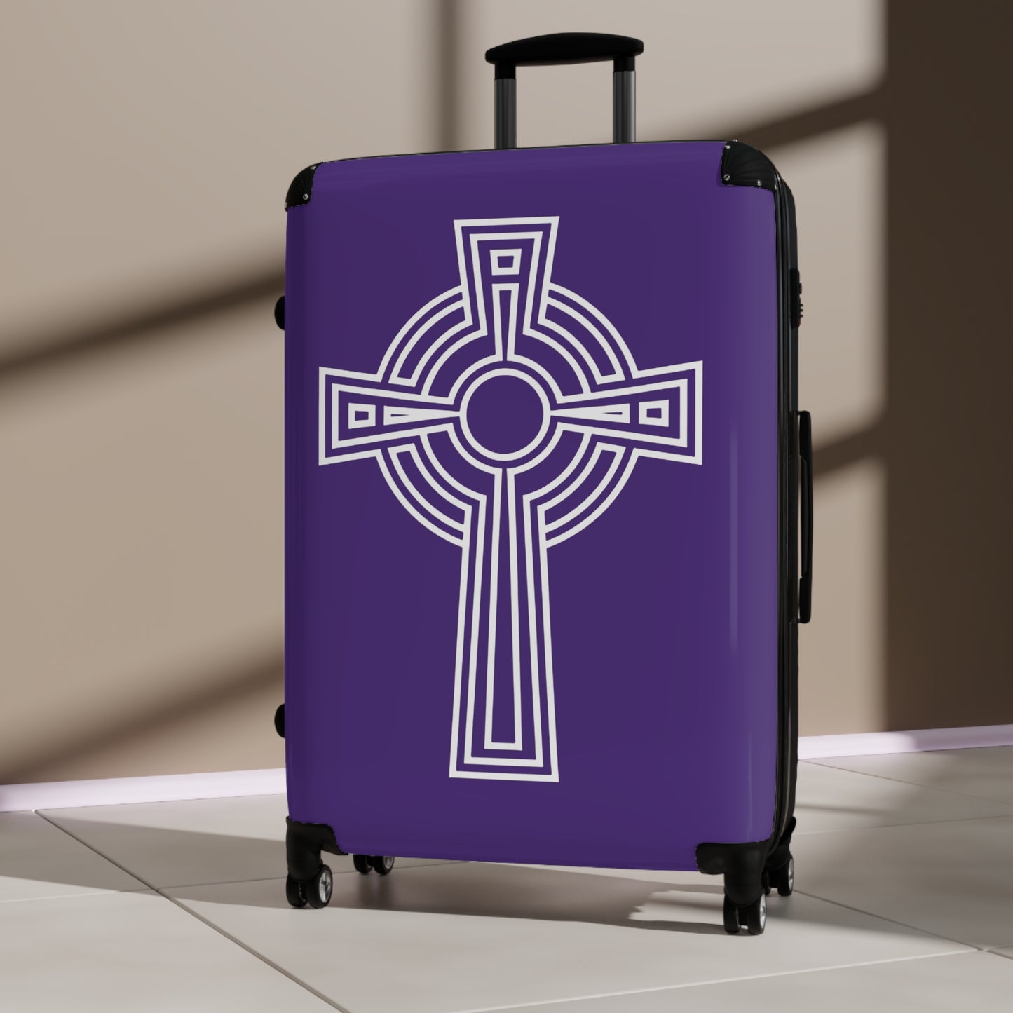 "A Simple High Cross", Suitcases (Purple)