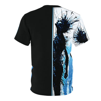 "Reborn in Light", Unisex Cut & Sew Tee