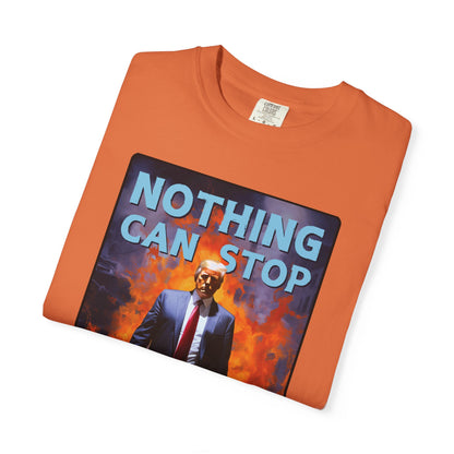 "Nothing Can Stop Trump", Unisex T-shirt (Dark Colors)