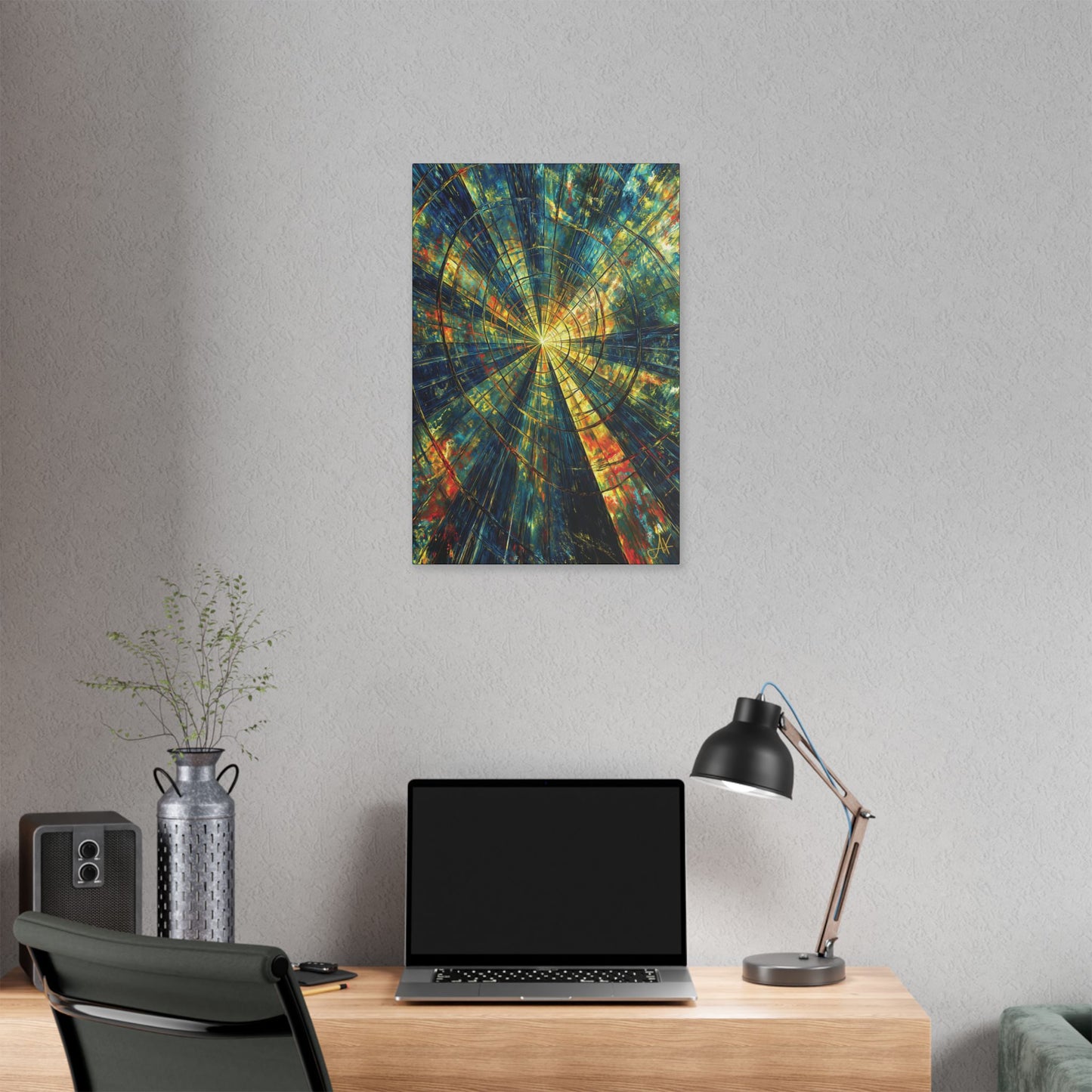 "Afterlife Judgement", Stretched Classic Canvas Fine Art Print