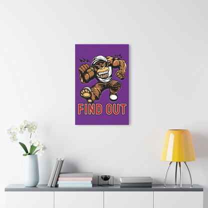 "Find Out", Acrylic Wall Prints (French Cleat Hanging) (Vesper Violet)