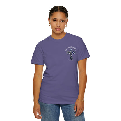 "The Hebrides - Christian since 563 AD", Unisex T-shirt