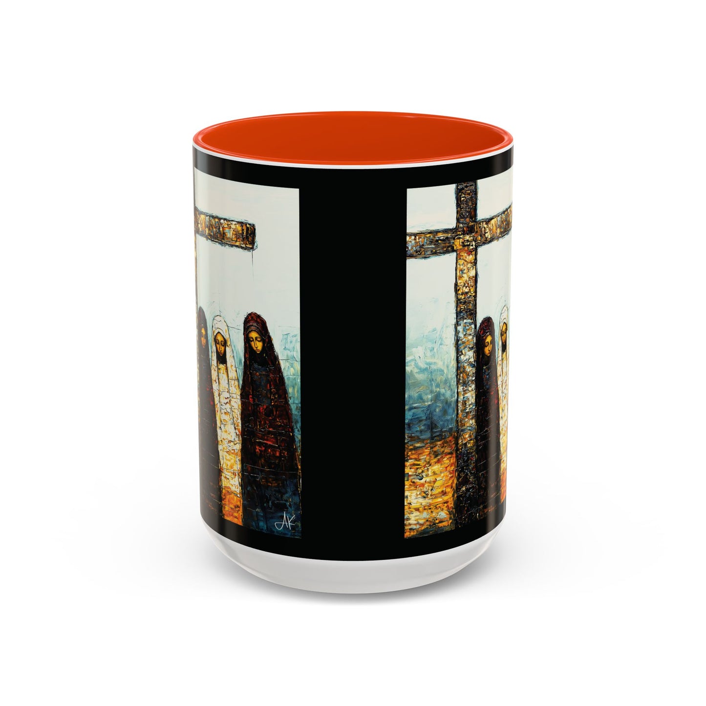 "At-the-Foot of the Cross - John 19:25", Colorful Mugs (11oz & 15oz)