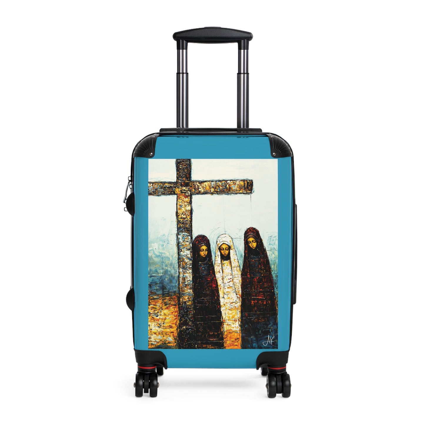 "At-the-Foot of the Cross - John 19:25", Suitcases (Turquoise)