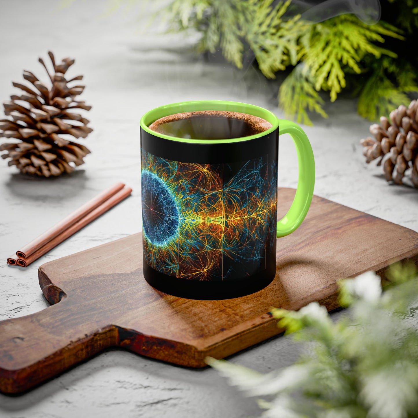 "Let There Be Light", Colorful Mugs (11oz, 15oz)