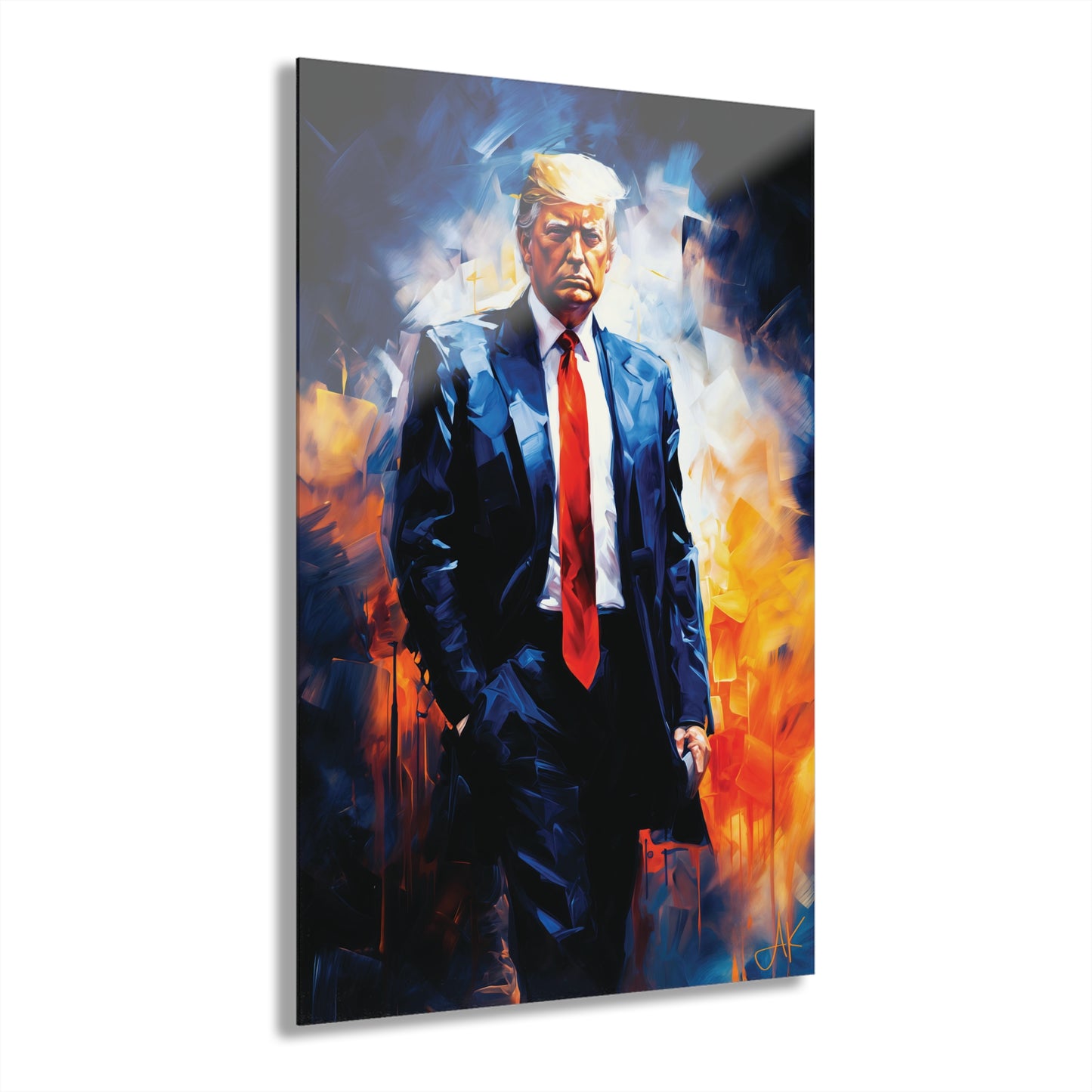 "Trump Portrait" #22, Acrylic Wall Prints (French Cleat Hanging)