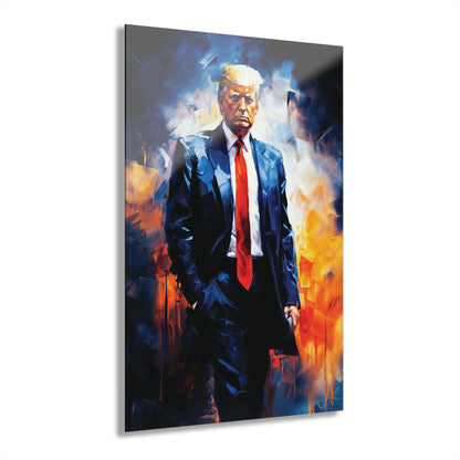 "Trump Portrait" #22, Acrylic Wall Prints (French Cleat Hanging)