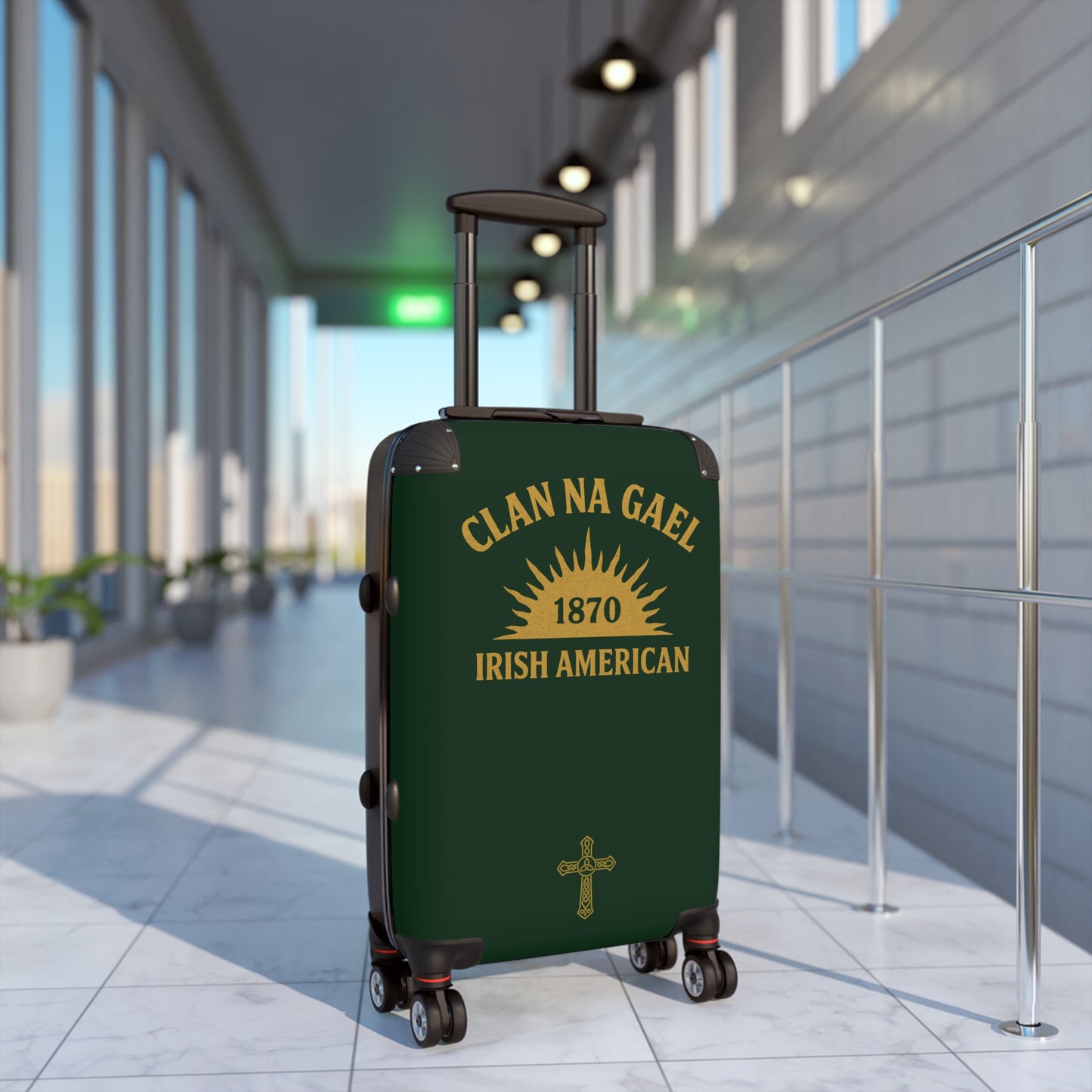 "Clan na Gael - Irish American", Suitcase (Fenian Green)