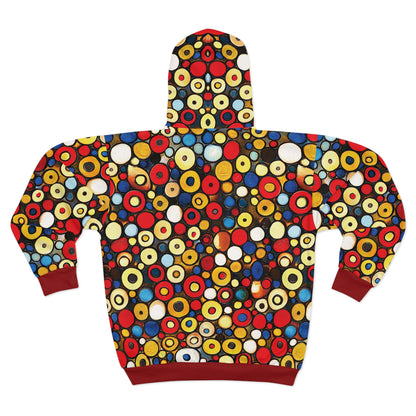 "Bits and Bobs", Unisex Wearable Art Zip Hoodie