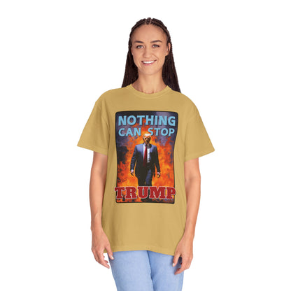 "Nothing Can Stop Trump", Unisex T-shirt (Light Colors)