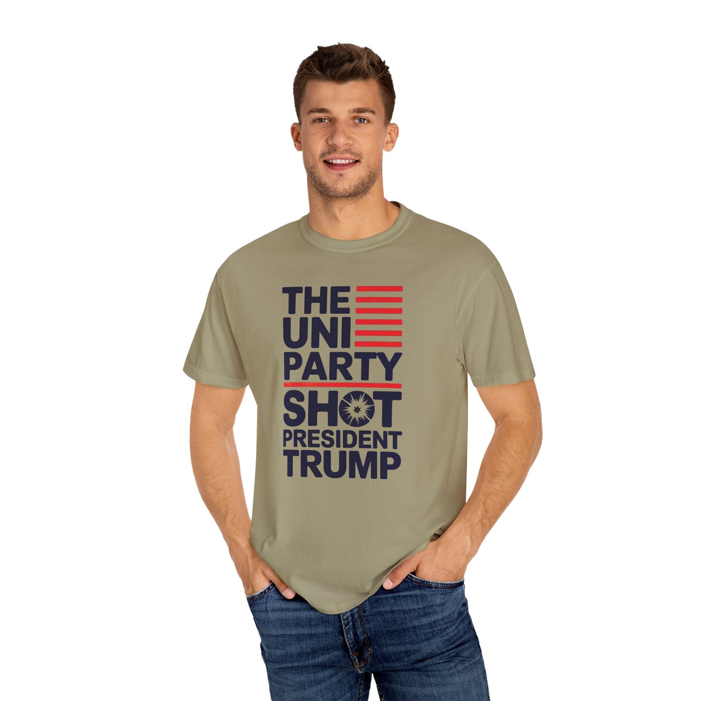 "The Uniparty Shot President Trump" #01, Unisex T-shirt