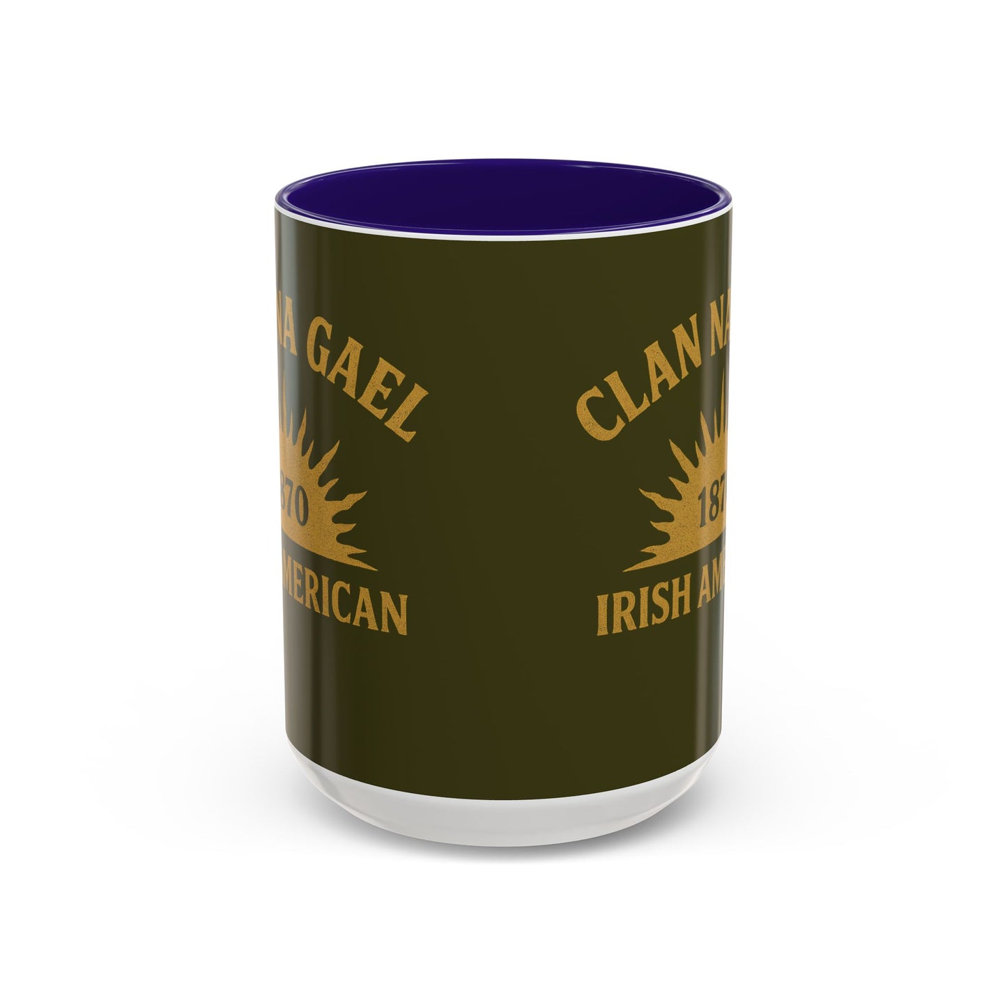 "Clan na Gael - Irish American", Colorful Mugs (11oz, 15oz) (Fianna Green)