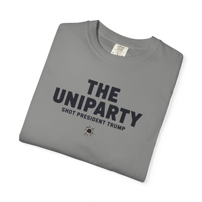 "The Uniparty Shot President Trump" #02, Unisex T-shirt