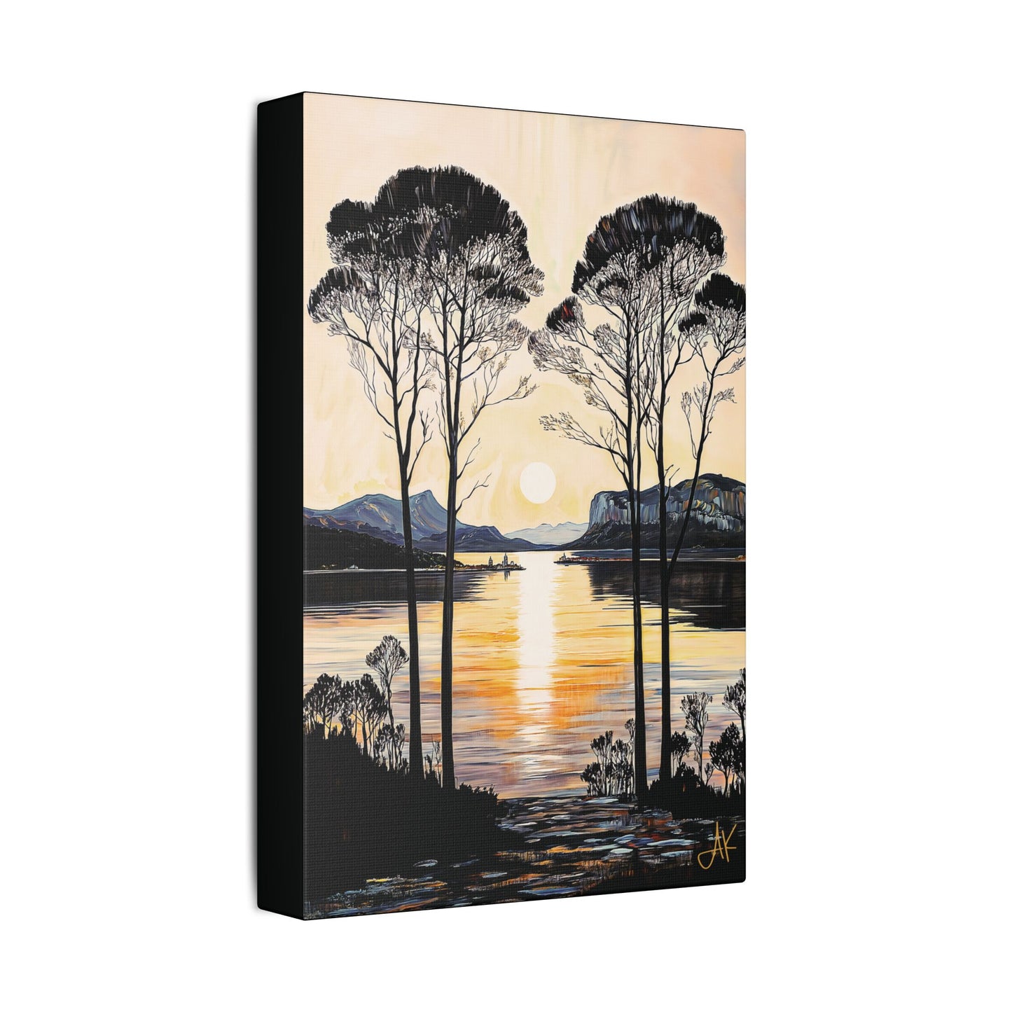 "Gentle Sound", Stretched Classic Canvas Fine Art Print