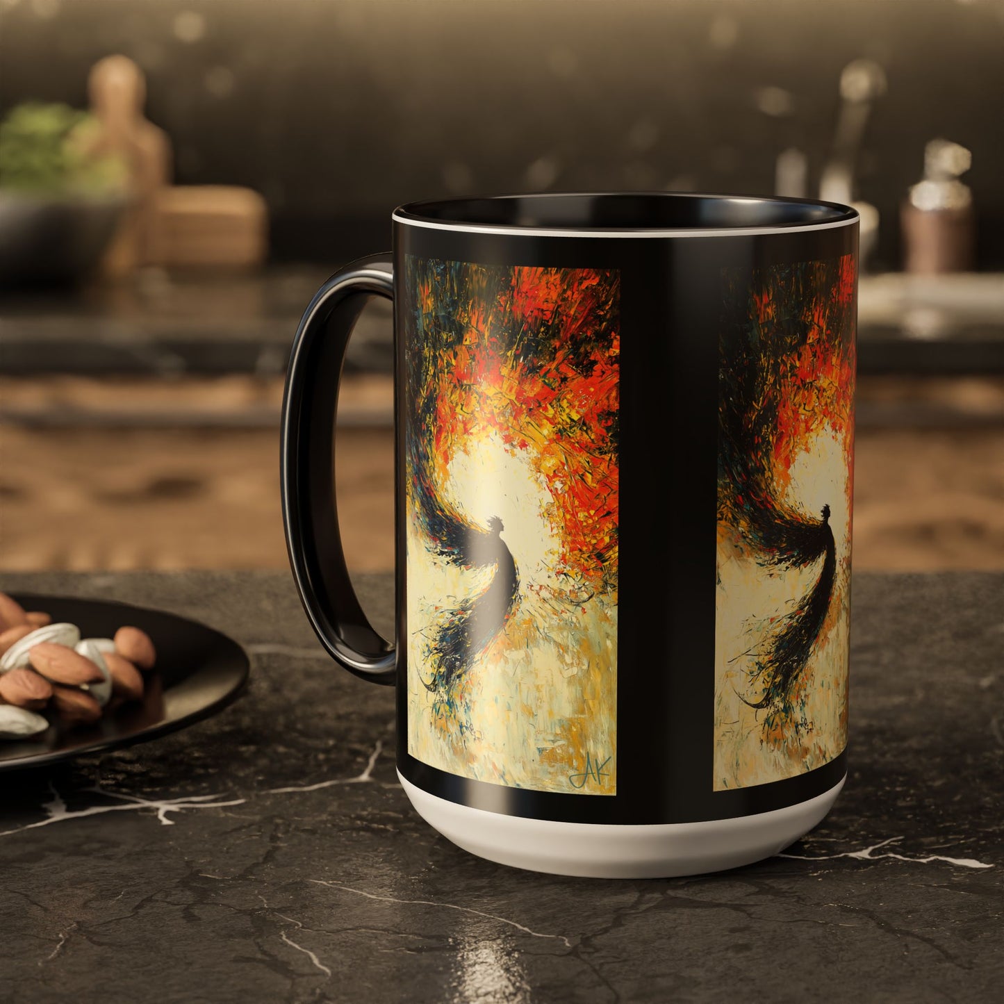 "Seraphic Aegis", Colorful Mugs (11oz, 15oz)