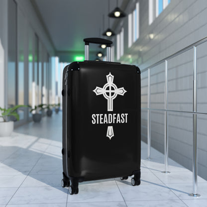 "Steadfast Cross", Suitcases (Black)