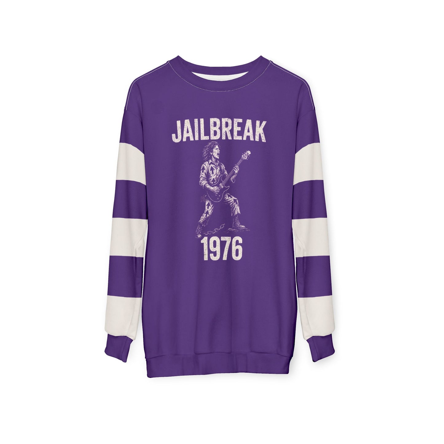 "Jailbreak 1976", Unisex Sweatshirt (Deep Purple)
