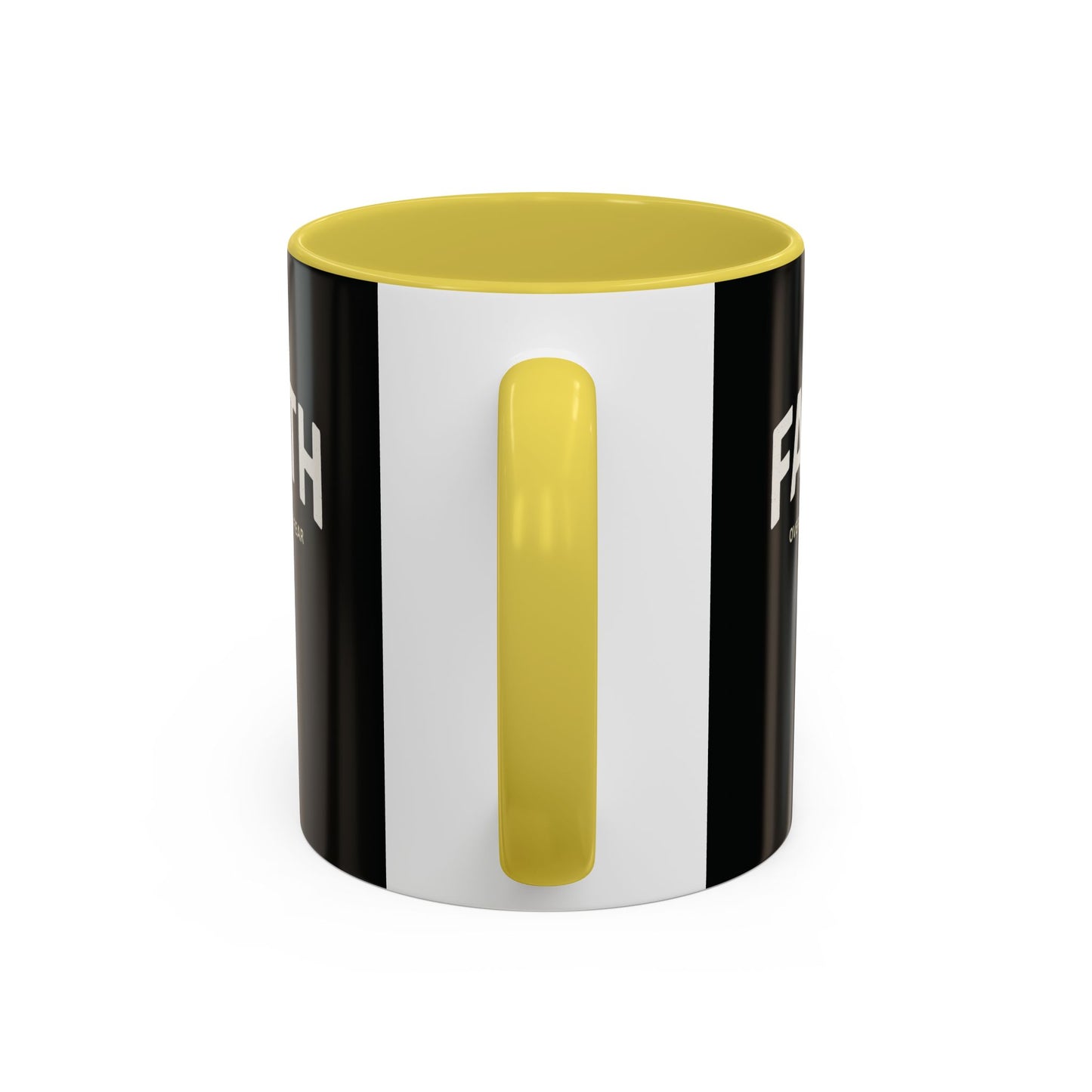 "Faith Overcomes Fear", Colorful Mugs (11oz, 15oz)