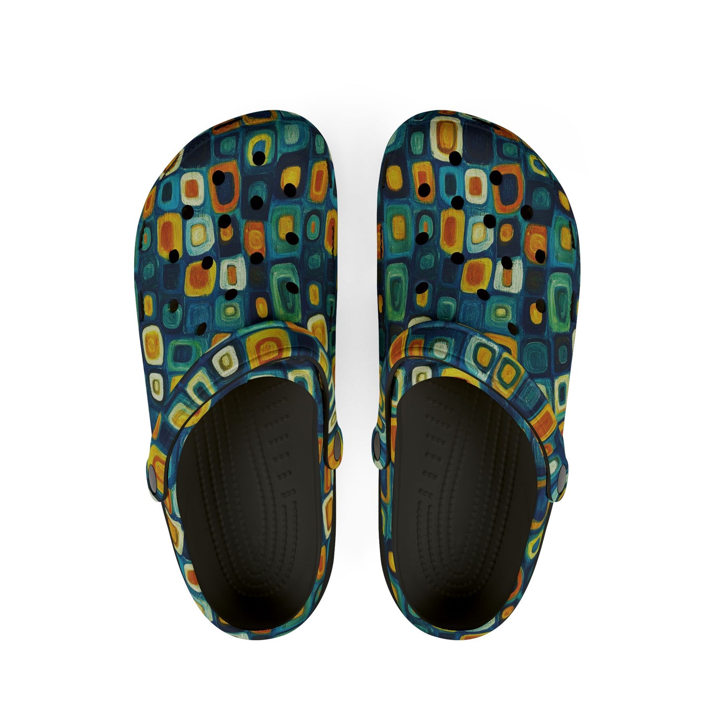 "Soul Mosaic", Foam Rubber Clogs