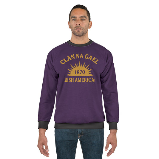 "Clan na Gael - Irish American", Unisex Sweatshirt (Beaker People)