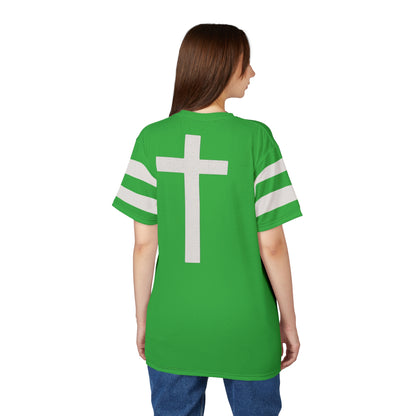 "Faith Overcomes Fear", Unisex Tee (Lime Green)