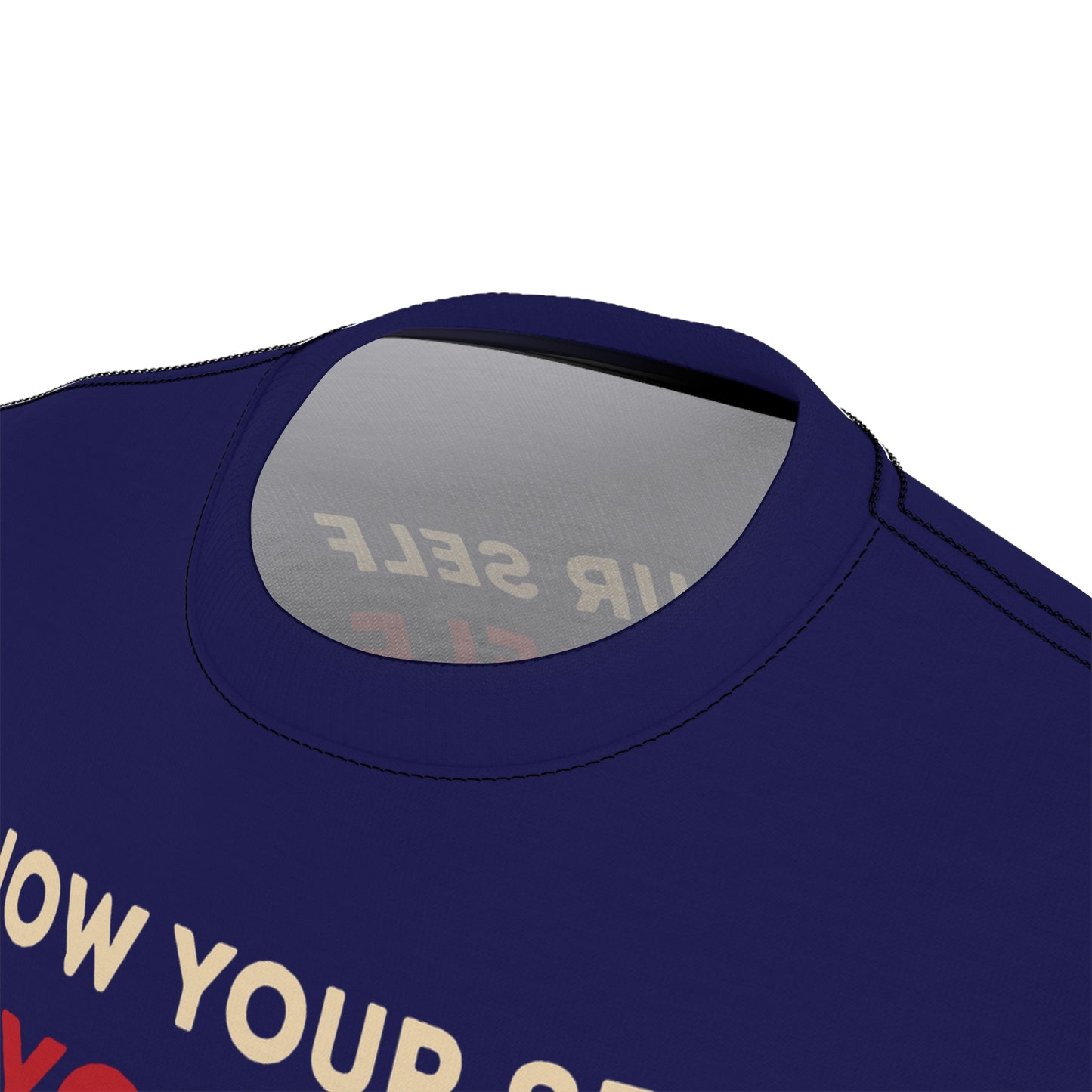 "Know Your Self", Unisex T-shirt (Obsidian Blue)