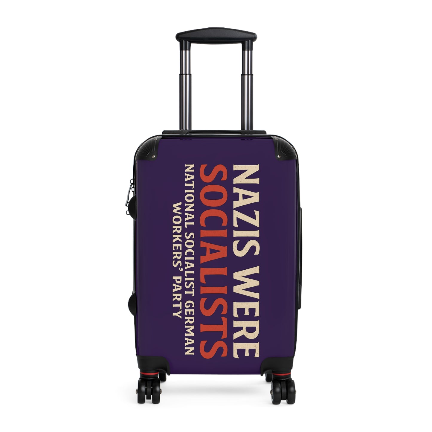 "Nazis were Socialists", Suitcase (Russian Violet)