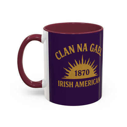 "Clan na Gael - Irish American", Colorful Mugs (11oz, 15oz) (3B0A4F)